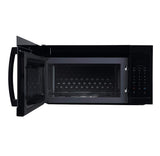1.7 cu. ft. 1000-Watt Over the Range Microwave in Black