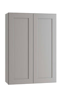 24 in. W x 12 in. D x 42 in. H Ready to Assemble Plywood Shaker Wall Kitchen Cabinet in Dove Gray