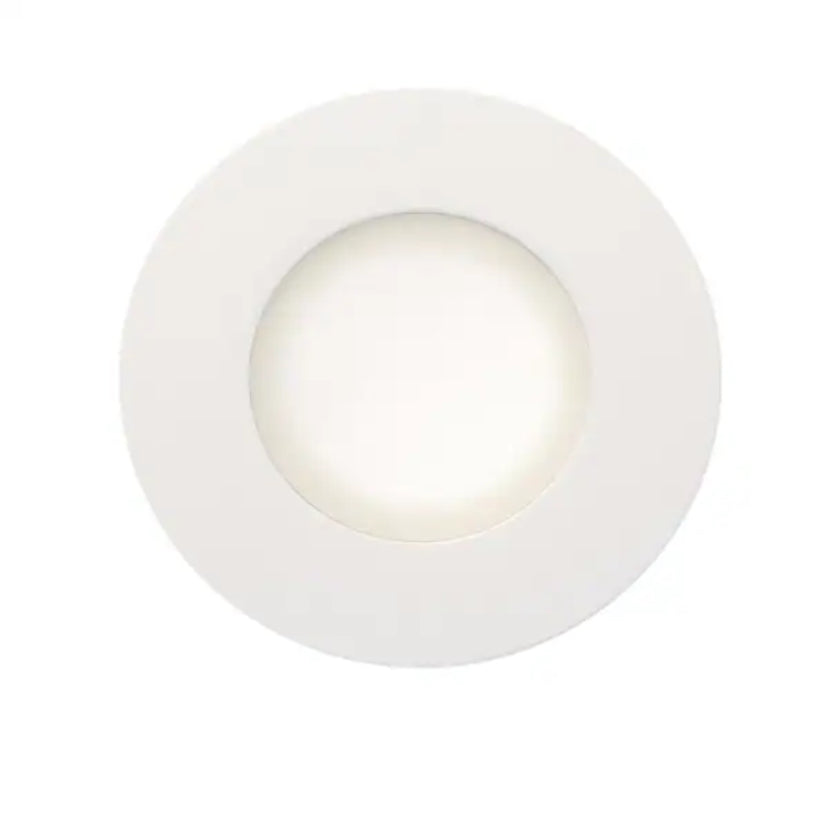 4 in. Selectable CCT Integrated LED Retrofit Ultra-Slim White Recessed Light Trim