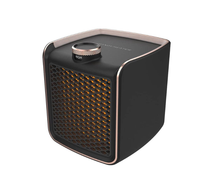 900-Watt Portable Heater Fan Wall Outlet Space Electric Furnace Radiant Heater Plug-in Electric Heater