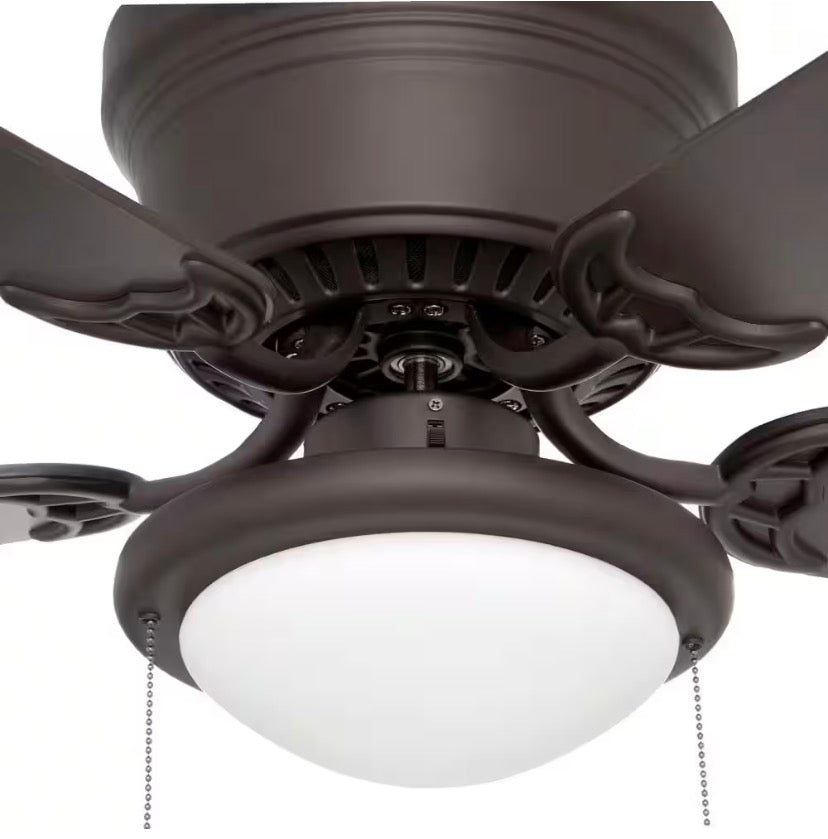 Hugger 56 in. LED Espresso Bronze Ceiling Fan