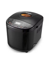 Bread Maker, 19-in.-1 2 LB. Dough Machine, Nonstick Ceramic Pan Automatic Breadmaker with Gluten Free Setting in Black