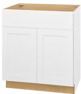 Avondale 30 in. W x 21 in. D x 34.5 in. H Ready to Assemble Plywood Shaker Sink Base Bath Cabinet in Alpine White