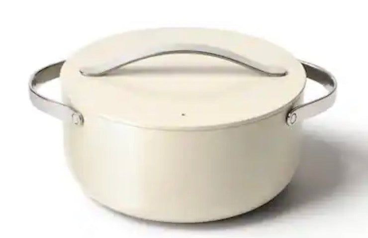 6.5 qt. Ceramic Dutch Oven in Cream