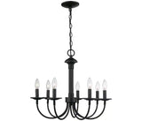 7-Light Oil Rubbed Bronze Candle Chandelier Light Fixture