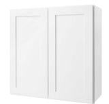 Avondale Shaker Alpine White Ready to Assemble Plywood 30 in Wall Kitchen Cabinet (30 in W x 30 in H x 12 in D)