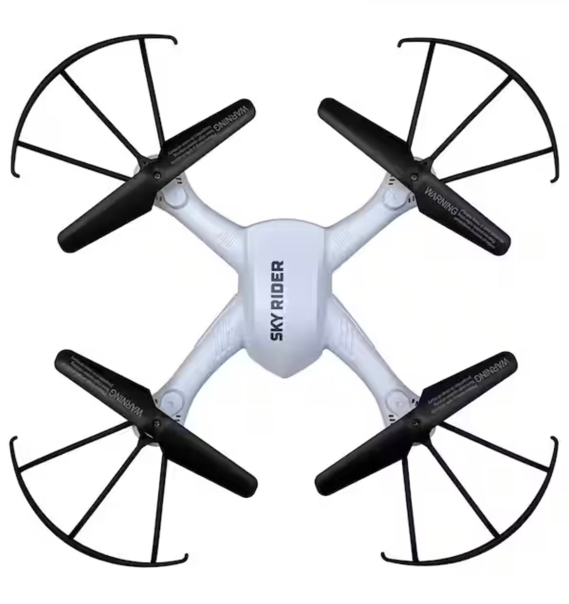 Pro Quadcopter Drone with Wi-Fi Camera, Remote and Phone Holder, White
