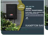 Low-Voltage 300-Watt Metal Landscape Lighting Transformer with Dusk to Dawn Sensor