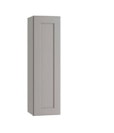 15 in. W x 12 in. D x 42 in. H Ready to Assemble Plywood Shaker Wall Kitchen Cabinet in Dove Gray