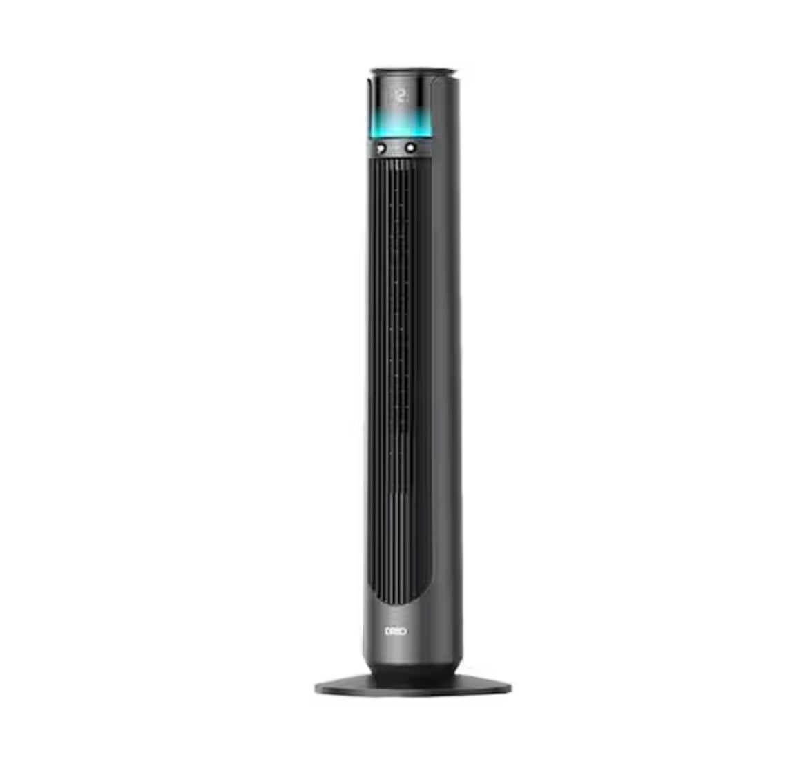 Outdoor Misting 42 in. 12-fan speeds Tower Fan in Black with Remote, 20 ft. Mist, 150Â° Oscillation and UV Resistance