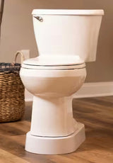 15¼ in. W x 28 ¾ in. L x 3½ in. H Toilet Riser for Larger Base Toilets in White, 500 lbs. Capacity