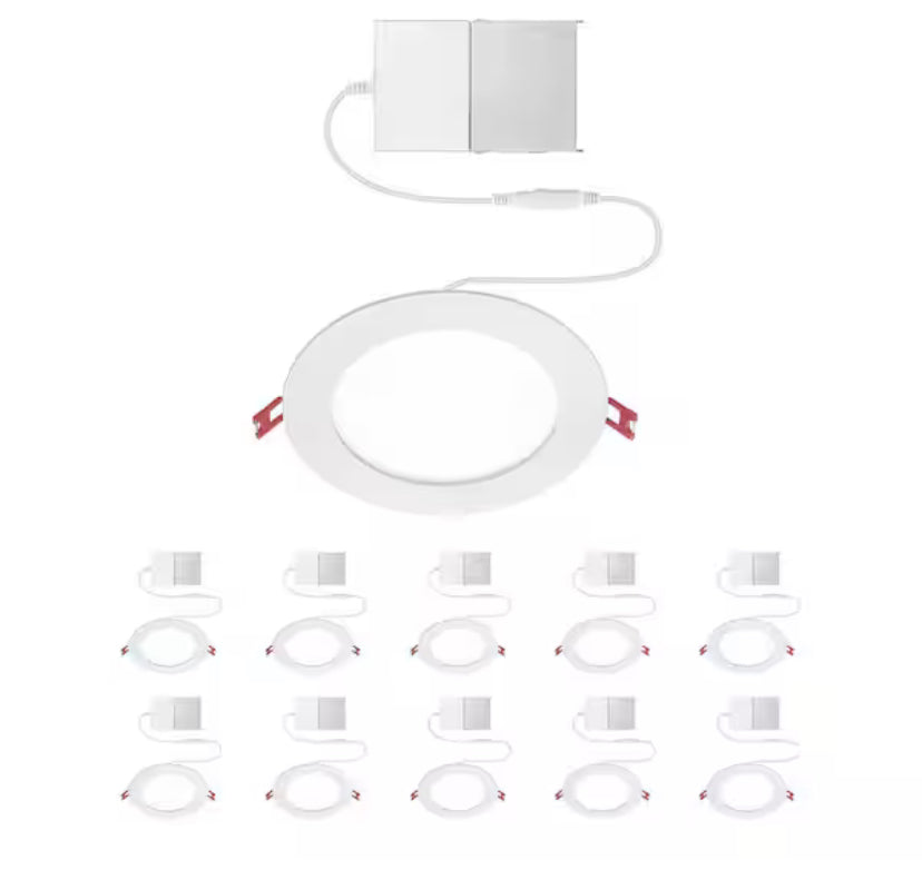 Value Series 6 in LED Slim Canless - White - (10-Pack)