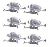 H7 6 in. IC Rated New Construction Aluminum Recessed Housing for Ceiling (6-Pack)