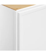 Leyton 24 in. W x 12 in. D x 30 in. H Ready to Assemble Plywood Slim Shaker Wall Kitchen Cabinet in Alpine White