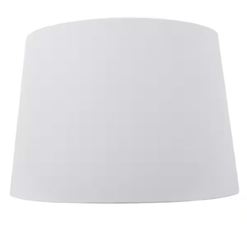 Mix and Match 10 in. Dia x 7.5 in. H Oatmeal Round Accent Lamp Shade