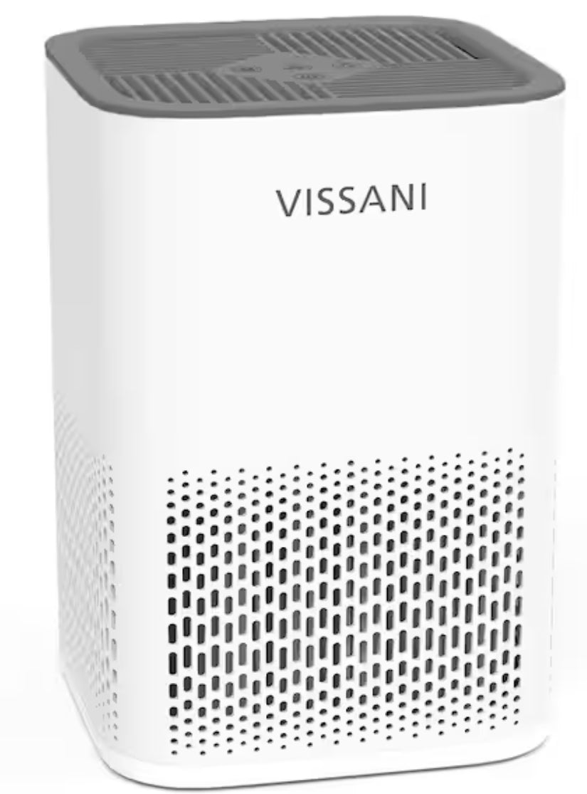 HEPA 3-Stage Air Purifier for Small Room (97 sq. ft.) in White