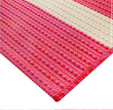 6 ft. x 9 ft. Pink Ivory Woven Outdoor Area Rug