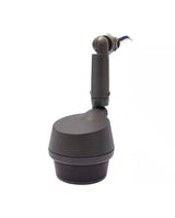 270-Degree Bronze Motion Activated Wired Outdoor 1-Head Dusk to Dawn Security Flood Light Sensor