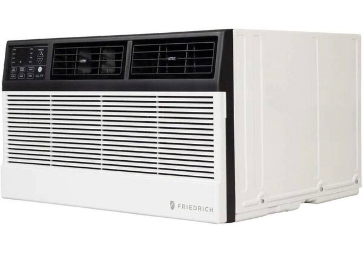 Uni-Fit 10,000 BTU (DOE) 230 Volts Wall Air Conditioner Heats and Cools 450 Sq. Ft. with Remote and Wi-Fi Enabled
