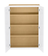 Avondale Shaker Alpine White Quick Assemble Plywood 30 in Wall Kitchen Cabinet (30 in W x 42 in H x 12 in D)