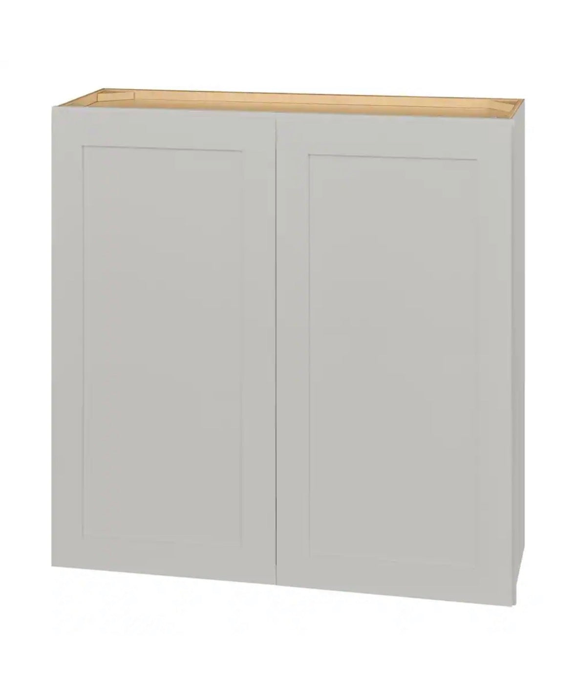 Avondale 36 in. W x 12 in. D x 36 in. H Ready to Assemble Plywood Shaker Wall Kitchen Cabinet in Dove Gray