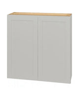 Avondale 36 in. W x 12 in. D x 36 in. H Ready to Assemble Plywood Shaker Wall Kitchen Cabinet in Dove Gray