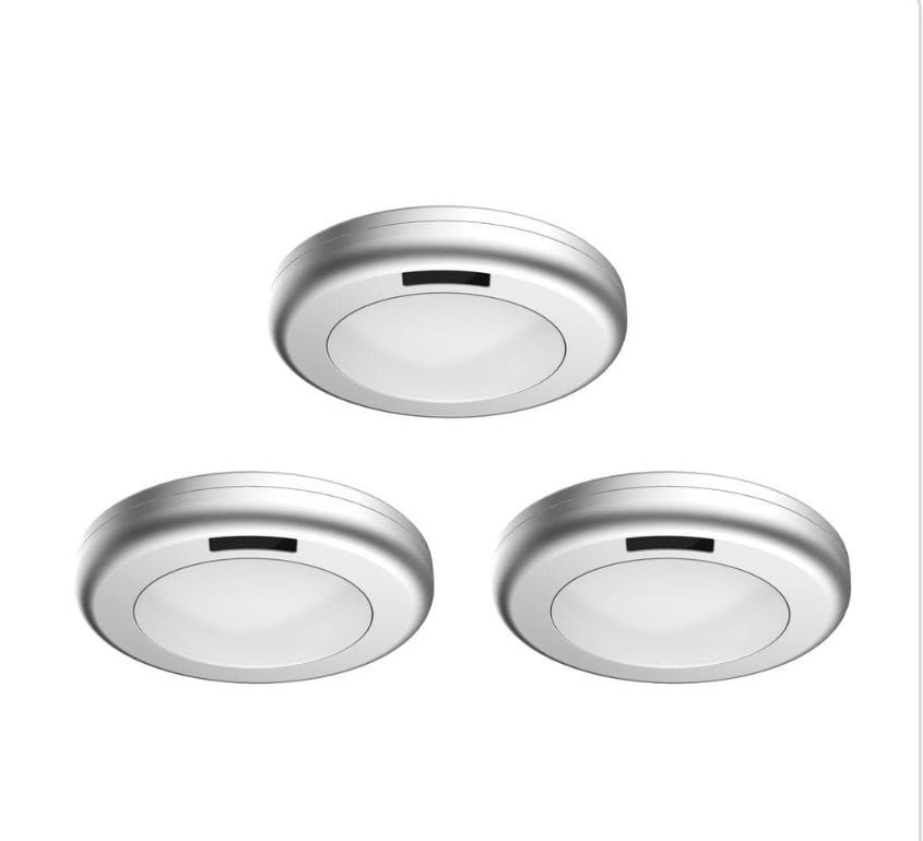 3-Light LED Puck Light Kit