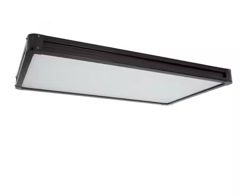 32 in. Oval White with Matte Gold Border LED Flush Mount Ceiling Light 3000 Lumens 40W 120V Adjustable CCT Dimmable