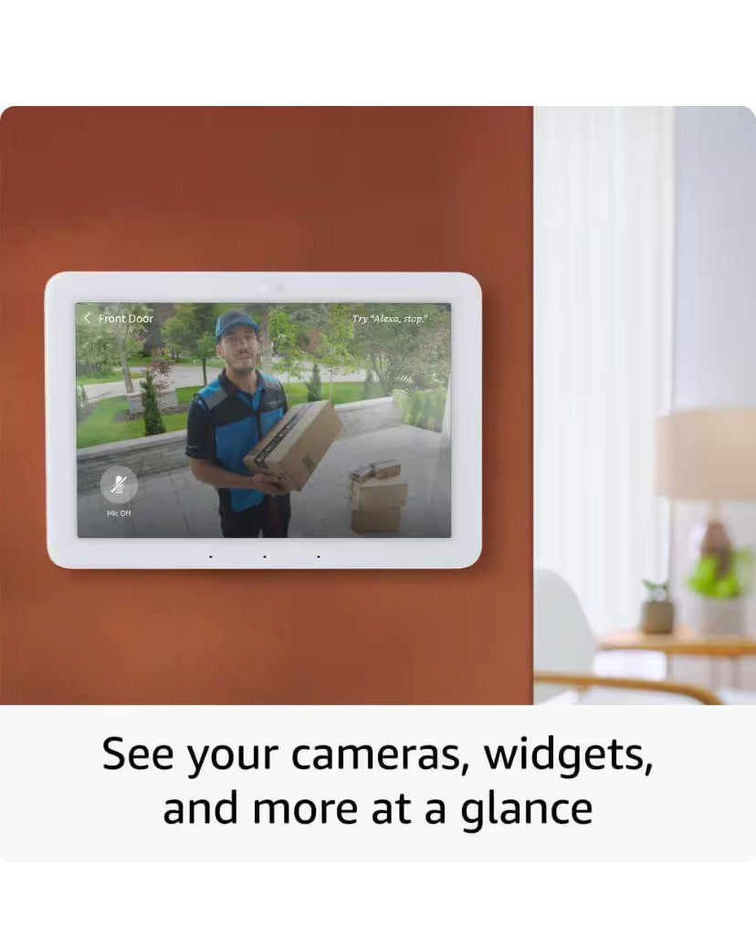 Echo Hub 8 in. Smart Home Control Panel with Alexa Compatible with Over 140,000 Devices