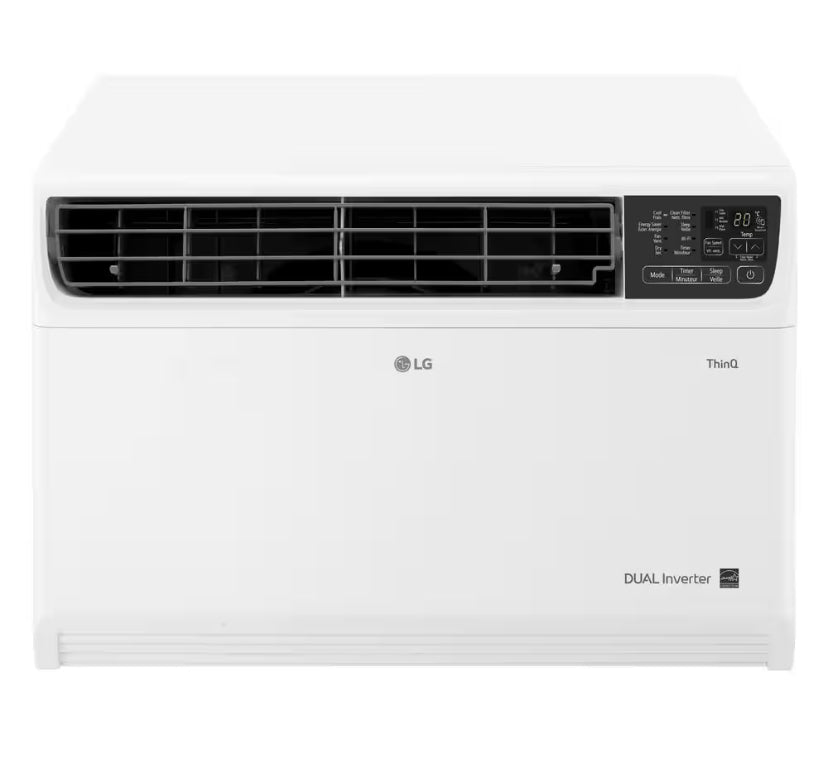 23,500 BTU 230/208V Window Air Conditioner Cools 1450 Sq. Ft. with Dual Inverter, Wi-Fi Enabled and Remote in White