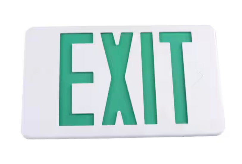 14-Watt Equivalent Integrated LED White Exit Sign with Ni-Cad 4.8-Volt Battery