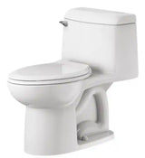 Champion Four 1-Piece 1.6 GPF Single Flush Elongated Toilet in White, Seat Included