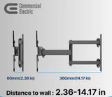 13 in. to 47 in. Full Motion Wall Mount for TVs