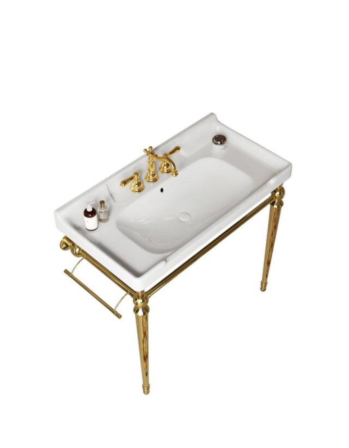 Modern 36 in. Ceramic Console Sink (Top only)