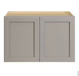 Avondale 36 in. W x 24 in. D x 24 in. H Ready to Assemble Plywood Shaker Wall Bridge Kitchen Cabinet in Dove Gray