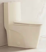 St. Tropez 1-Piece 12 in. Rough-In 1.1/1.6 GPF Dual Flush Elongated ADA Toilet in Matte Bisque
