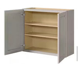 Avondale 33 in. W x 12 in. D x 30 in. H Ready to Assemble Plywood Shaker Wall Kitchen Cabinet in Dove Gray