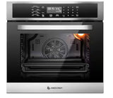 24 in. 2.5 Cu. Ft. Single Electric Wall Oven with Convection & Air Frying, Safety Lock, Timer & Alarm, Stainless Steel