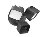 Wired Floodlight Camera - Smart Security Camera, 2600-Lumens, HD Works with Alexa - 1 Camera (Black)