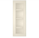 15 in. W X 12 in. D X 42 in. H in Antique White Plywood Ready to Assemble Wall Kitchen Cabinet with 1-Door 3-Shelves