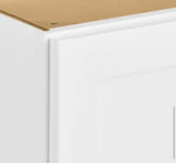 Avondale Shaker Alpine White Ready to Assemble Plywood 18 in Wall Kitchen Cabinet (18 in W x 42 in H x 12 in D)