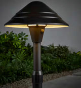 100 Lumen Low Voltage Black Plug-in Integrated LED Landscape Path Light Kit with Transformer and 10 ft. Power Cable