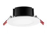 4 in. White Flush Round Wet Rated LED Integrated Recessed Lighting Kit