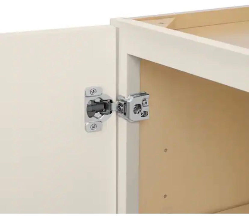 Leyton 21 in. W x 12 in. D x 42 in. H Ready to Assemble Plywood Slim Shaker Wall Kitchen Cabinet in Antique White