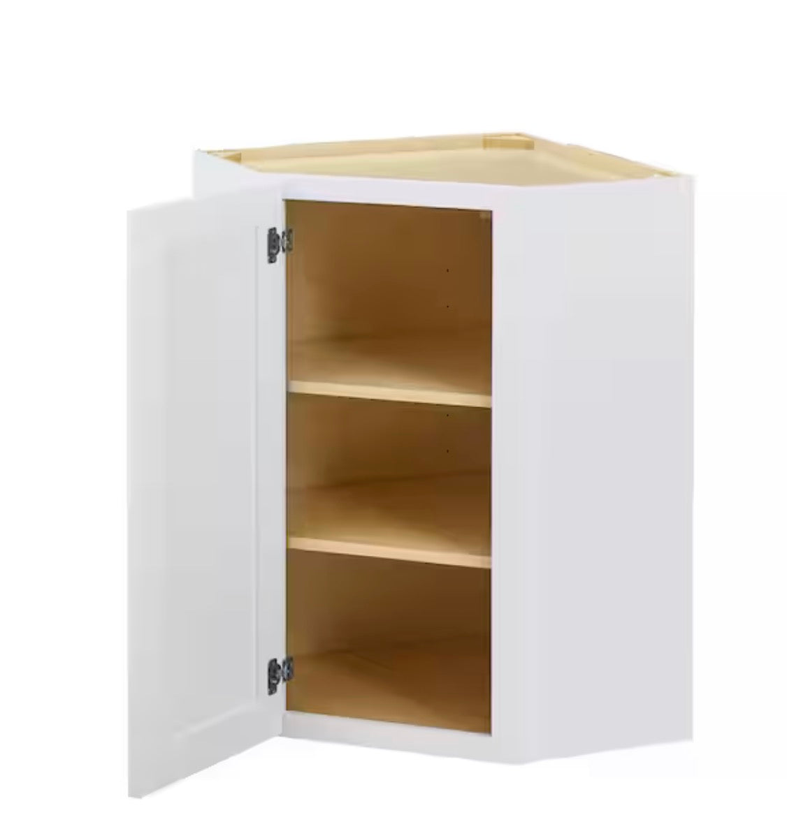 Avondale Shaker Alpine White Ready to Assemble Plywood 24 in Wall Corner Kitchen Cabinet (24 in W x 30 in H x 24 in D)