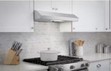 Arno 30 in. 240 CFM Convertible Under Cabinet Range Hood in Stainless Steel with Lighting and Charcoal Filter