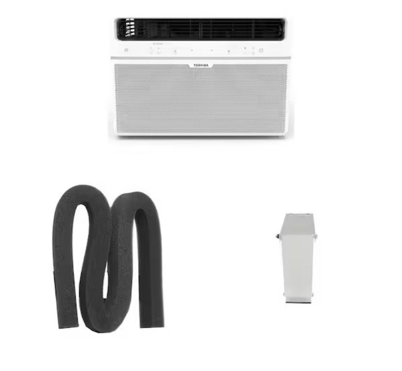 18,000 BTU 208/230 Volt Smart Wi-Fi Touch Control Window Air Conditioner with Remote for upto 1,000 sq. ft.