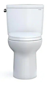 Drake 2-Piece 1.6 GPF Single Flush Elongated ADA Comfort Height Toilet in Cotton White, SoftClose Seat Included