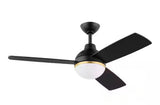 Blaketon 46 in. Indoor/Covered Outdoor Matte Black Modern Ceiling Fan with Integrated LED and Remote Control (Copy)