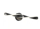 Finley 27 in. 1 Light Black Modern Integrated LED 3 CCT Vanity Light Bar for Bathroom